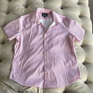 Bonobos Men's Light Pink Casual Button Down Shirt